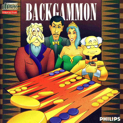 Backgammon box art for CD-i